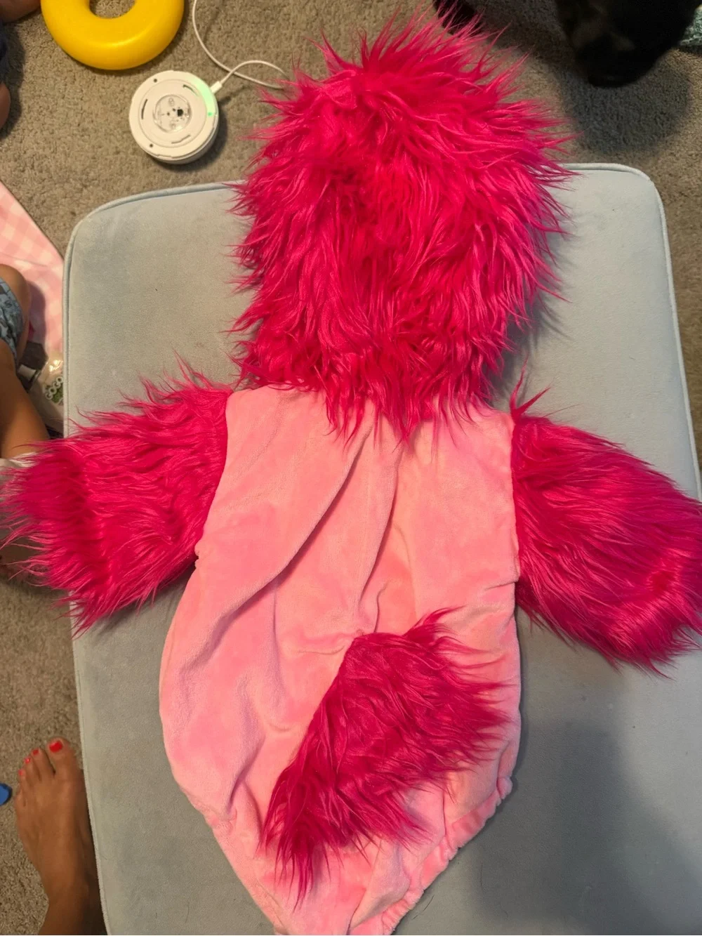 Pottery Barn Kids plush flamingo